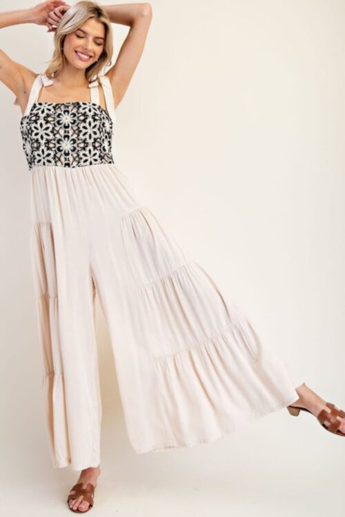 Floral Tiered Jumpsuit
