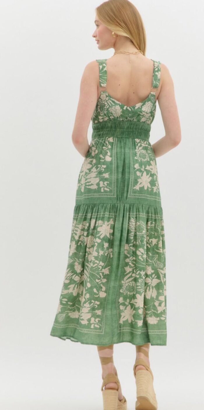 Scarf Pattern Dress - Image 3